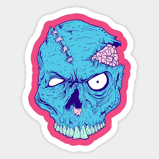 Calavera Sticker by zombirriondo